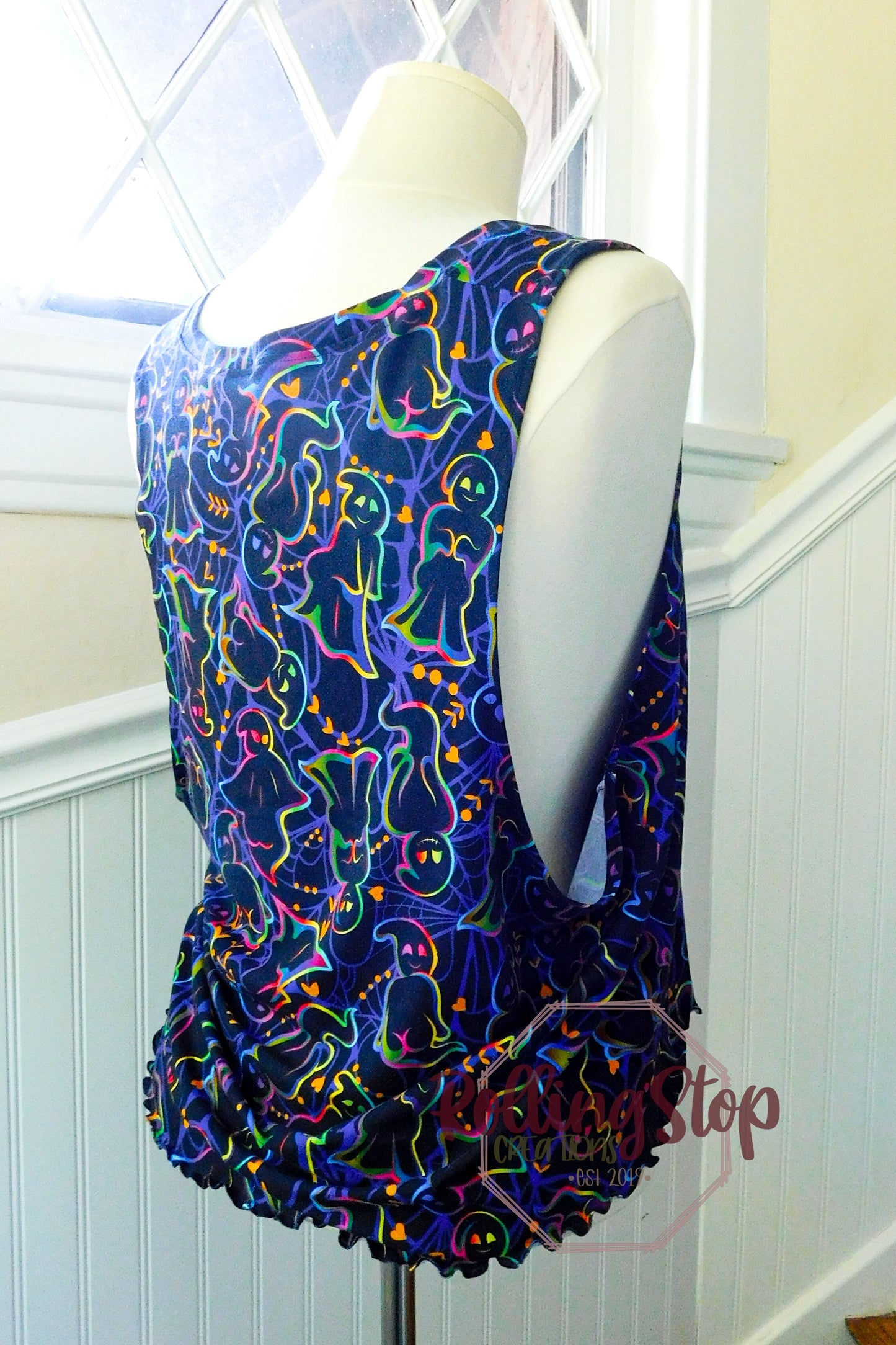 Booooty Ghosts Blythe Crop by Rolling Stop Creations sold by Rolling Stop Creations Athletic - Comfy Clothes - Event