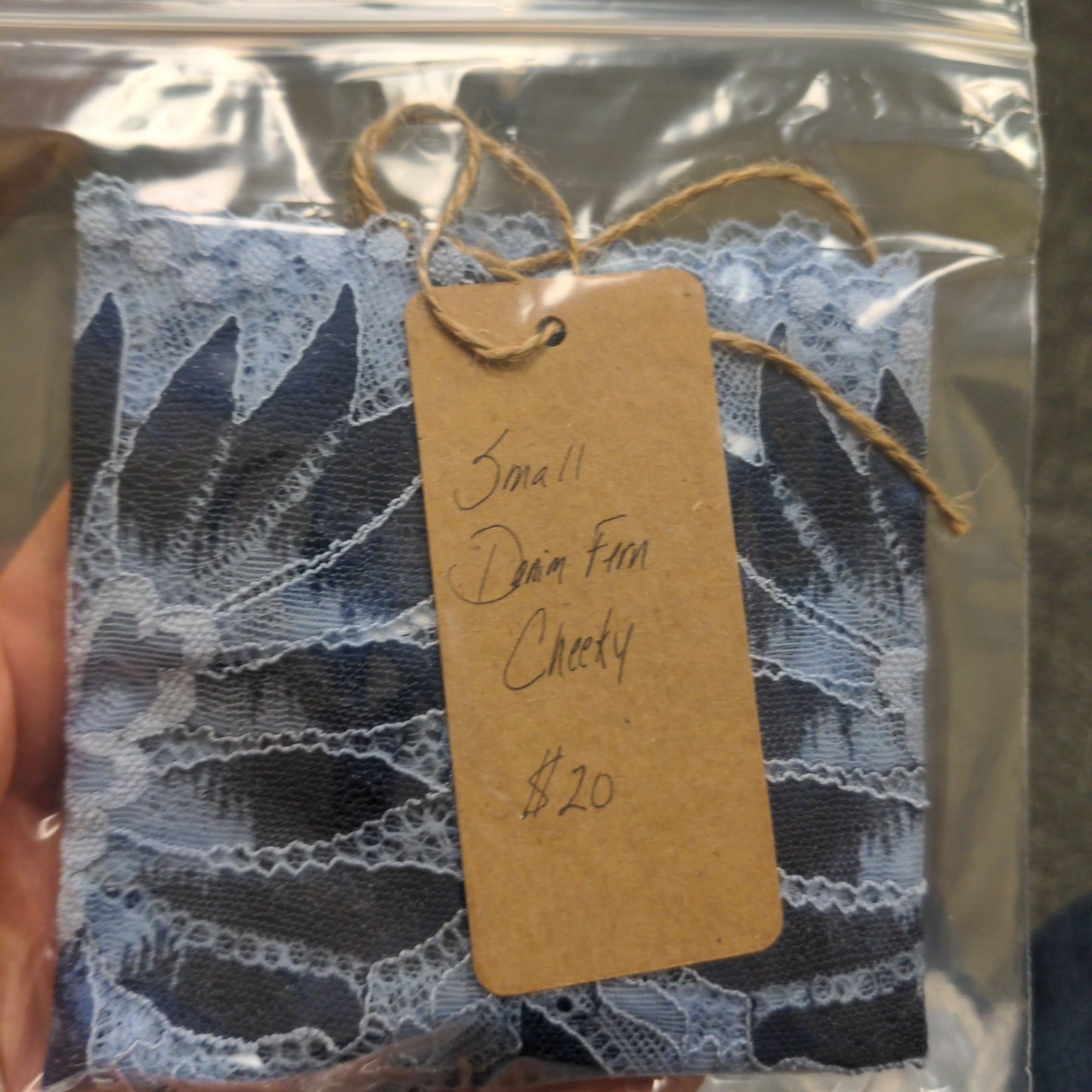 Denim Fern Cheeky Sm by Rolling Stop Creations sold by Rolling Stop Creations Event