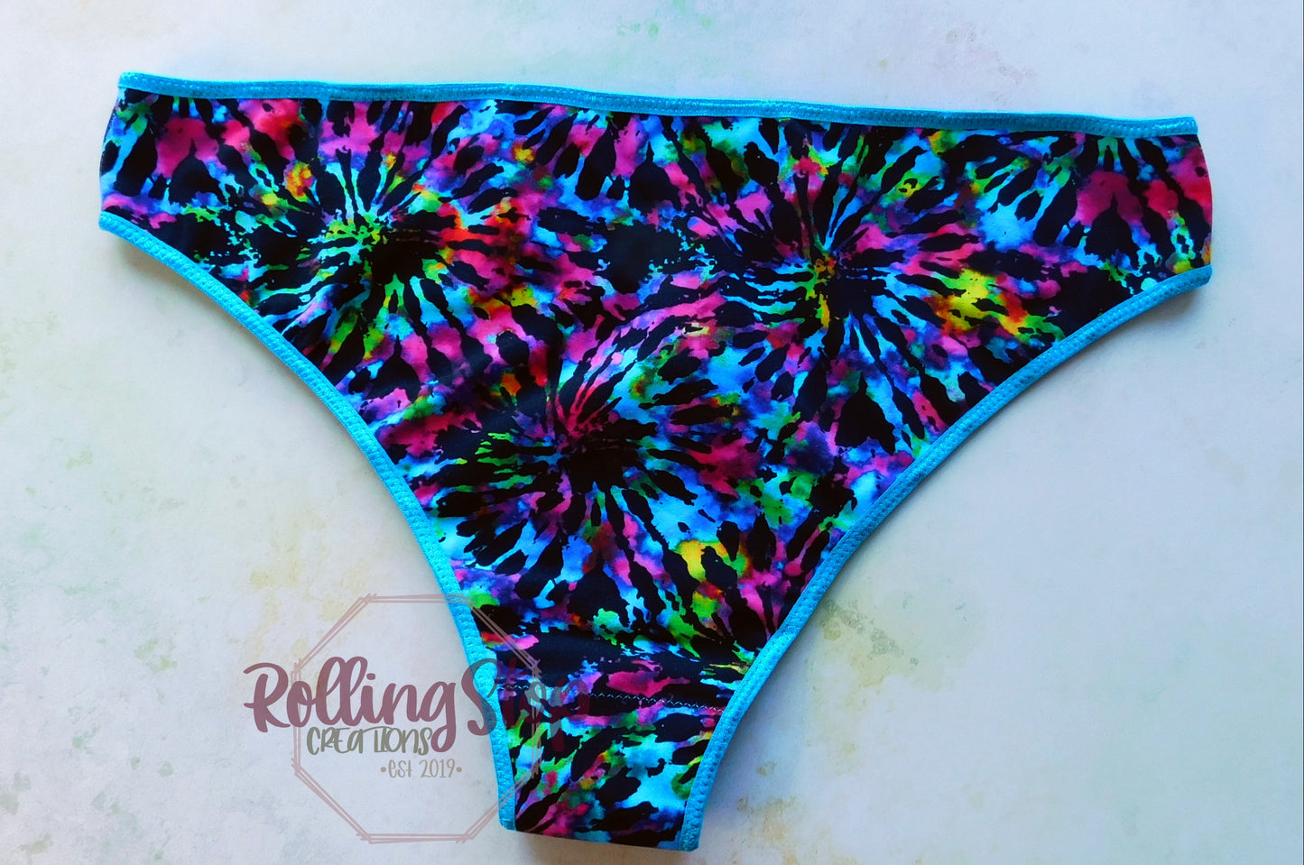 Jewel Tie Dye Everyday Jundies by Rolling Stop Creations sold by Rolling Stop Creations Everyday Jundies - Jundies - Li
