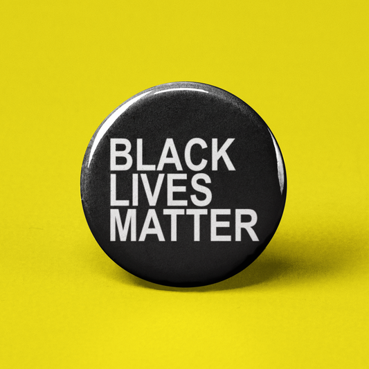 Black Lives Matter Button by The Pin Pal Club sold by Rolling Stop Creations Accessories - Boutique - Faire - Gift