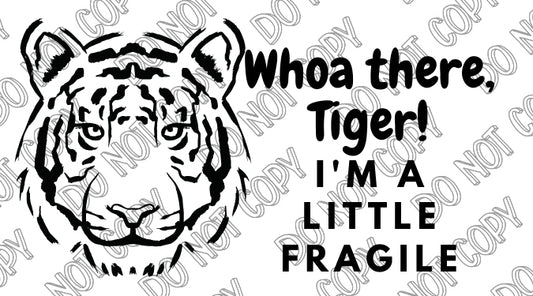 Whoa There, Tiger Sticker by Rolling Stop Creations sold by Rolling Stop Creations Stickers