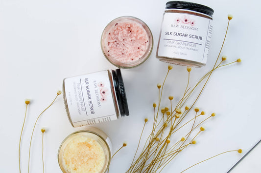 Whipped Sugar Scrub by Raw Blossom sold by Rolling Stop Creations Boutique - Event - Faire - Gift - Skincare