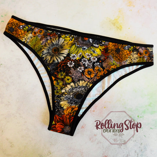 Fall Floral Everyday Jundies by Rolling Stop Creations sold by Rolling Stop Creations Everyday Jundies - Panties - Unde