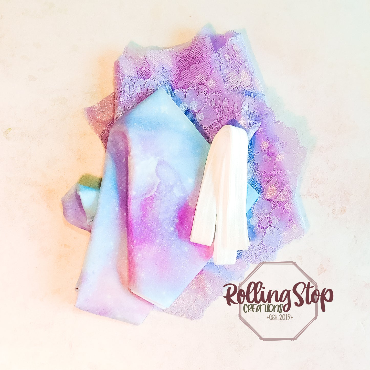 Lena Pastel Galaxy Comfy Bra by Rolling Stop Creations sold by Rolling Stop Creations Accessories - Comfy Bra - Comfy C