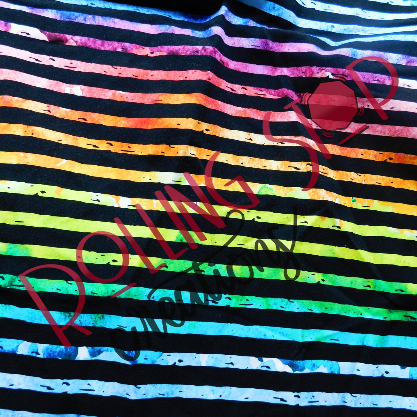 Pride Watercolor Stripes Everyday Jundies by Rolling Stop Creations sold by Rolling Stop Creations Everyday Jundies - G