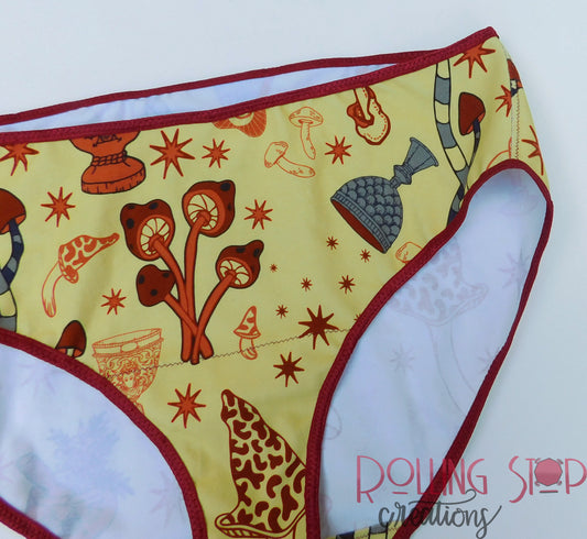 Shroomies Lace Back Pantydrawls by Rolling Stop Creations sold by Rolling Stop Creations 