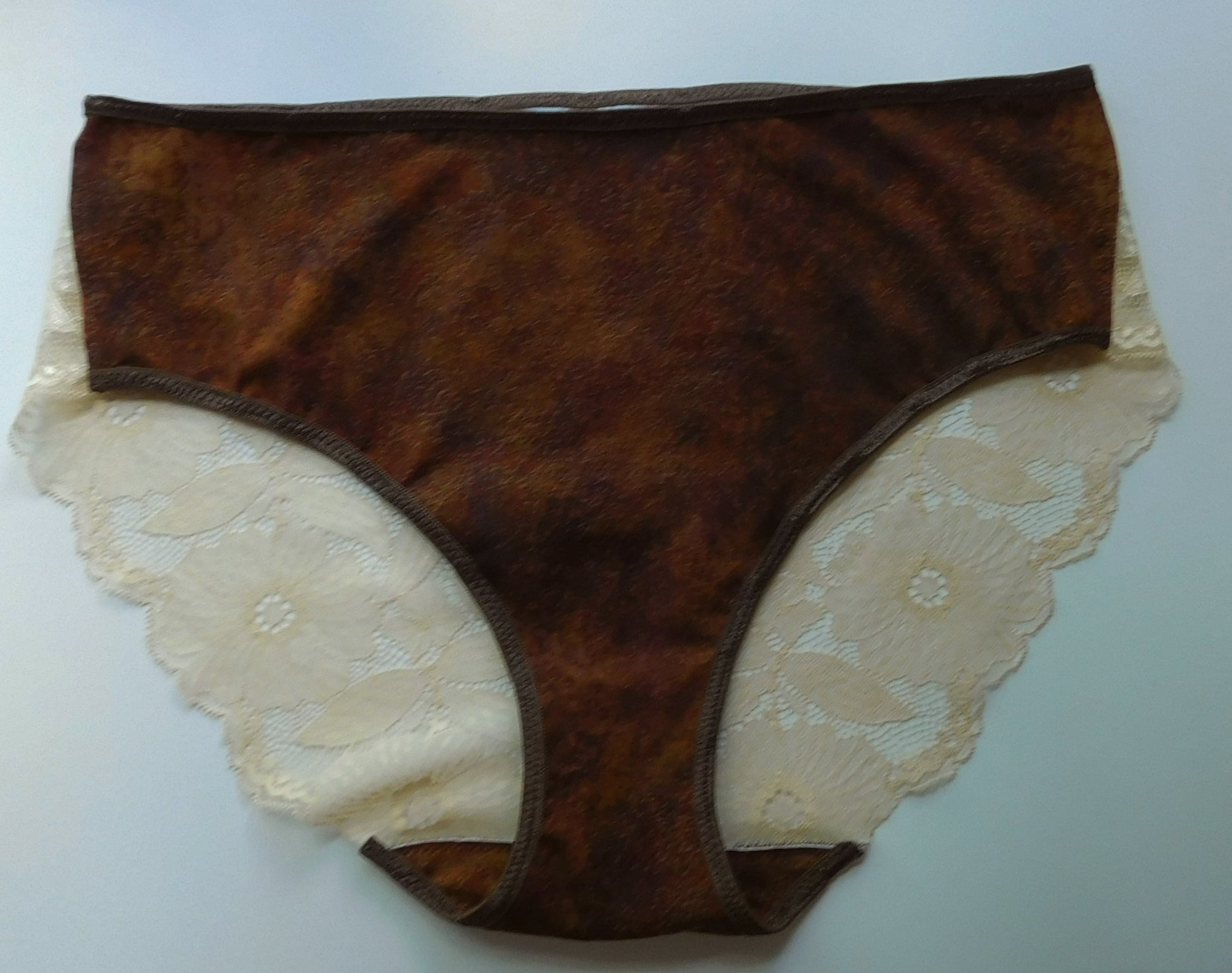 Stacked Pyrex Lace Back Pantydrawls by Rolling Stop Creations sold by Rolling Stop Creations Lace - Lingerie - Panties