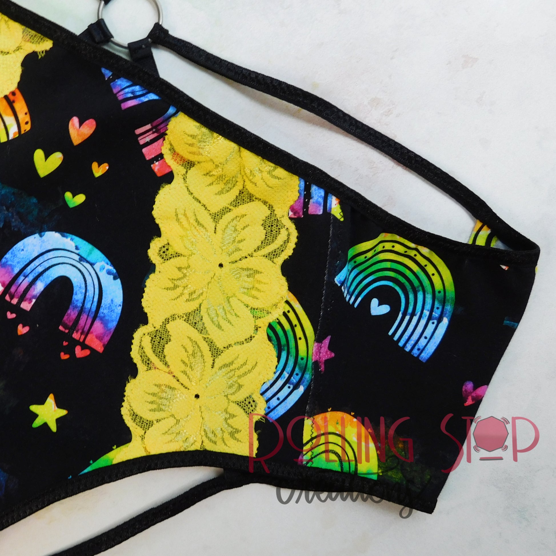 PrideBow Ring Of Desire Jundies by Rolling Stop Creations sold by Rolling Stop Creations Lace - Lingerie - Panties - Un