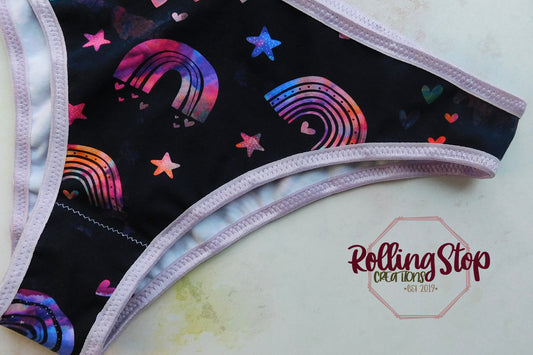 Powder Rainbows Everyday Jundies by Rolling Stop Creations sold by Rolling Stop Creations Everyday Jundies