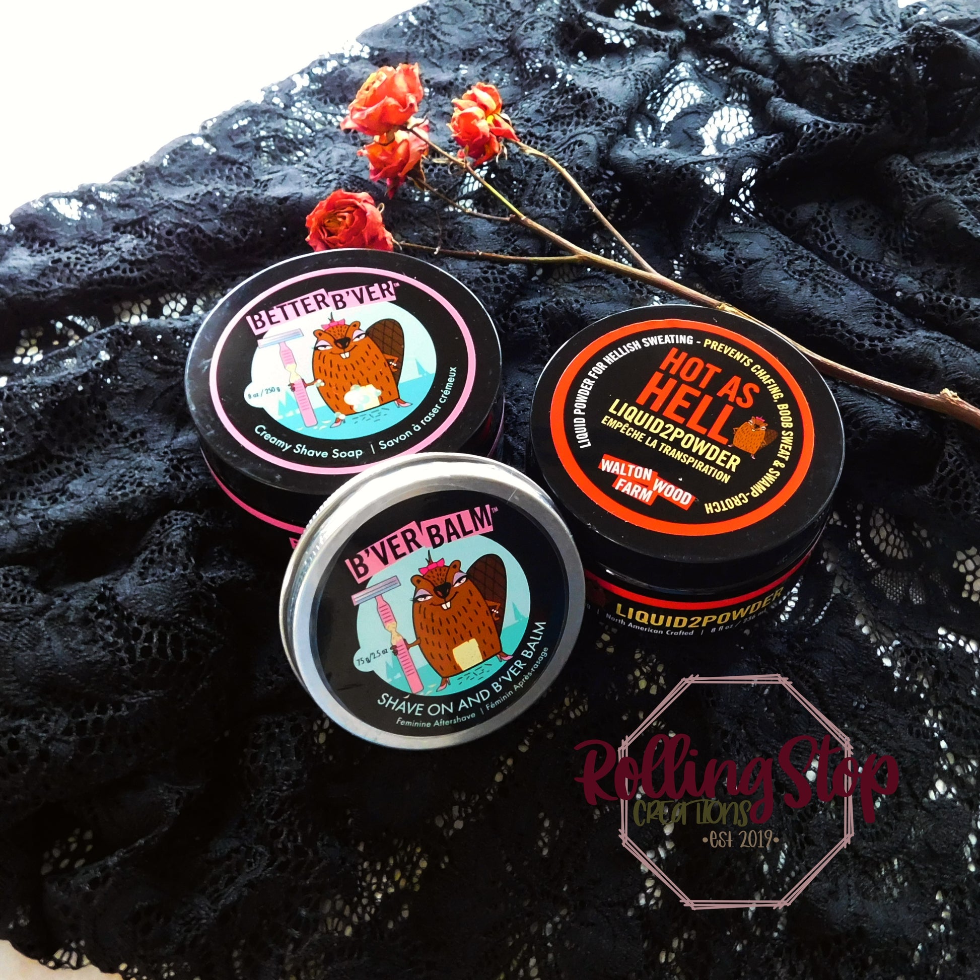 Better B'ver Creamy Shave Soap by Walton Wood Farm Corp. sold by Rolling Stop Creations Boutique - Event - Faire - Gift