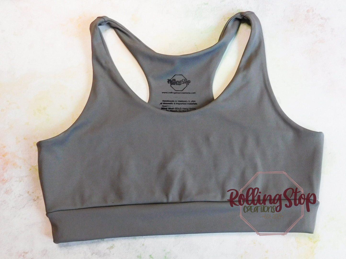 No Show Undies - Slate by Rolling Stop Creations sold by Rolling Stop Creations Athletic - Comfy Bra - Comfy Clothes