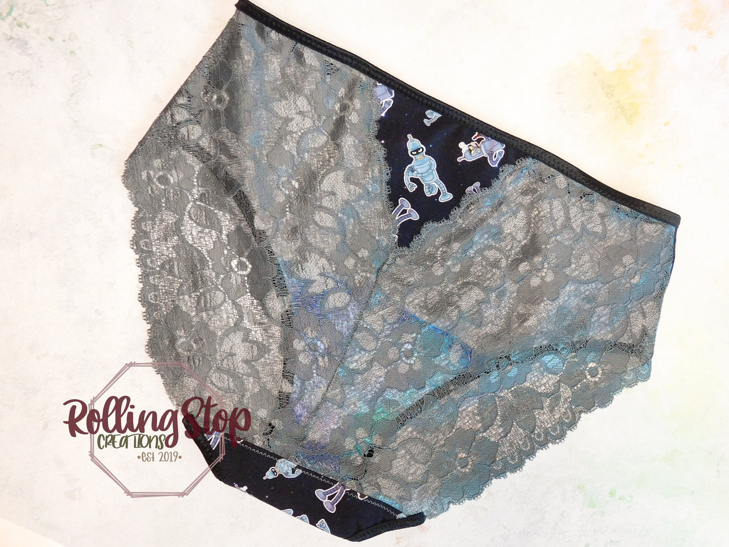 Bite Me Lace Back Pantydrawls by Rolling Stop Creations sold by Rolling Stop Creations Lace - Lingerie - Panties - Pant