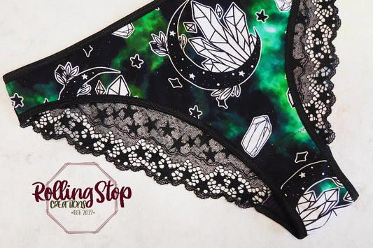 Absinthe Crystals Everyday Jundies by Rolling Stop Creations sold by Rolling Stop Creations Everyday Jundies - Panties