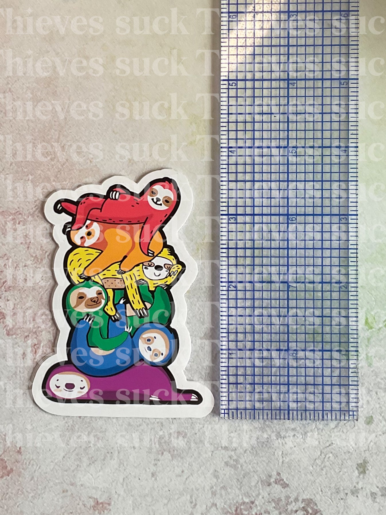 Pride Sloths Vinyl Sticker
