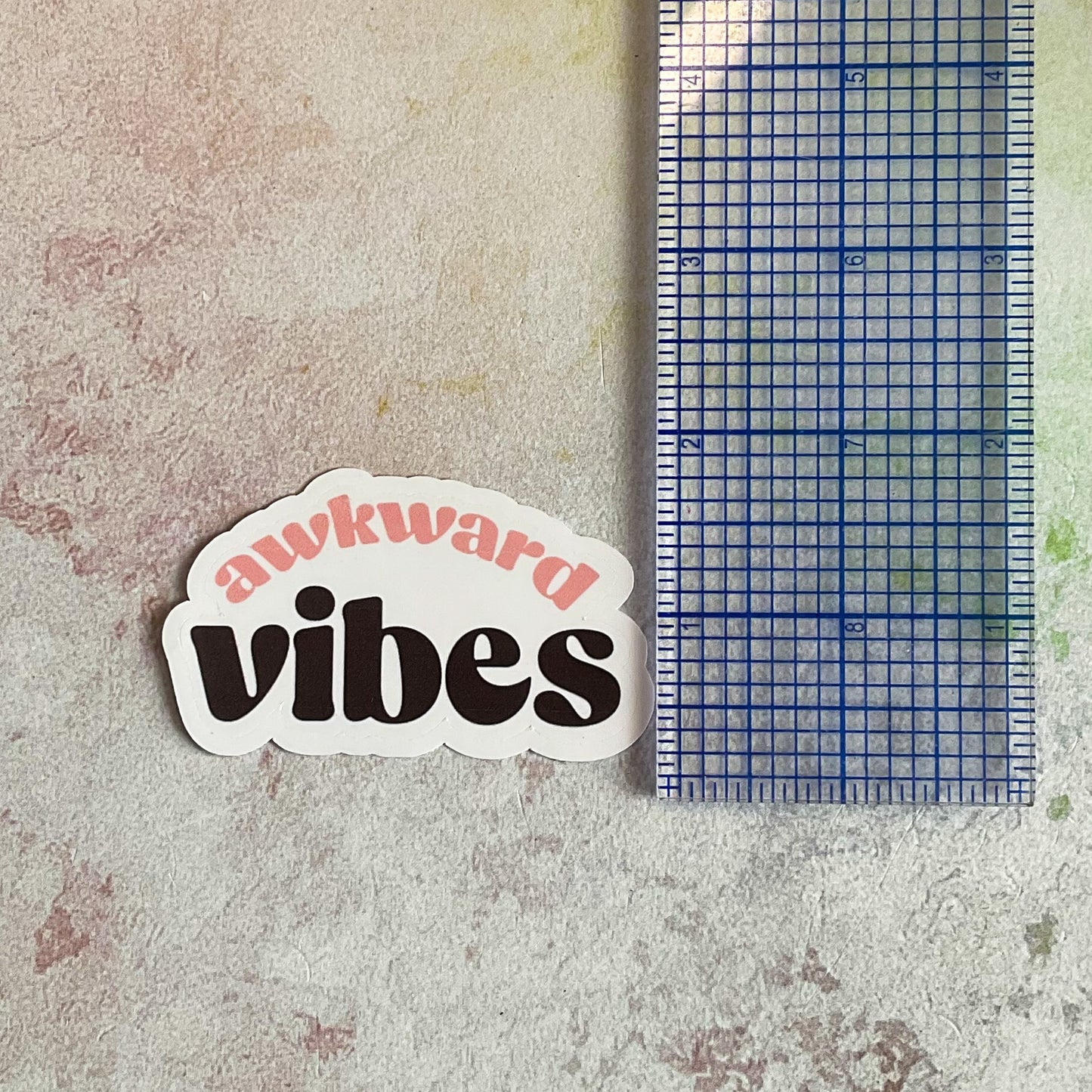 Awkward Vibes Vinyl Sticker