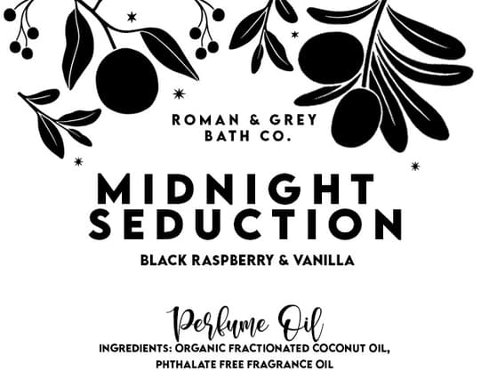 Midnight Seduction Roll On Perfume by Roman & Grey Bath Co. sold by Rolling Stop Creations Boutique - Event - Fragrance