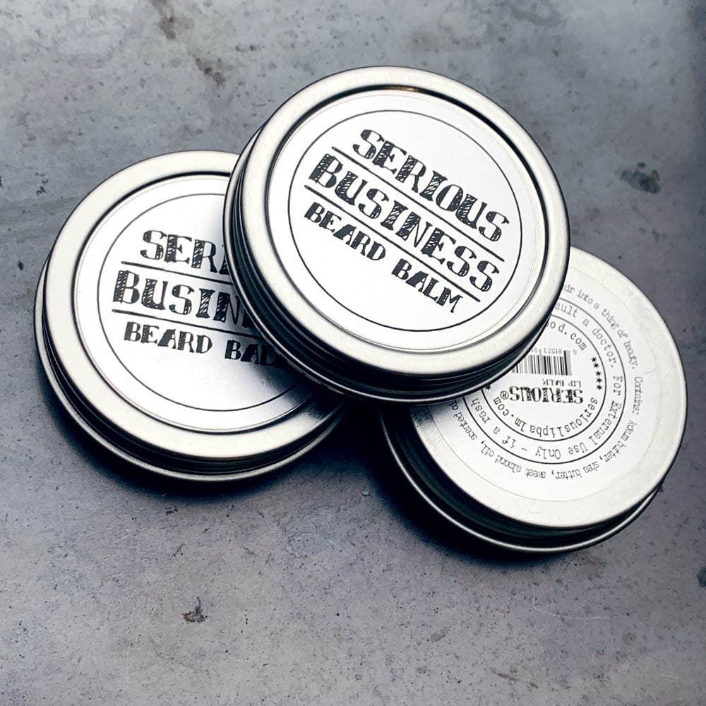 Business Beard Balm by Serious Lip Balm sold by Rolling Stop Creations Boutique - Event - Faire - Gift - Skincare